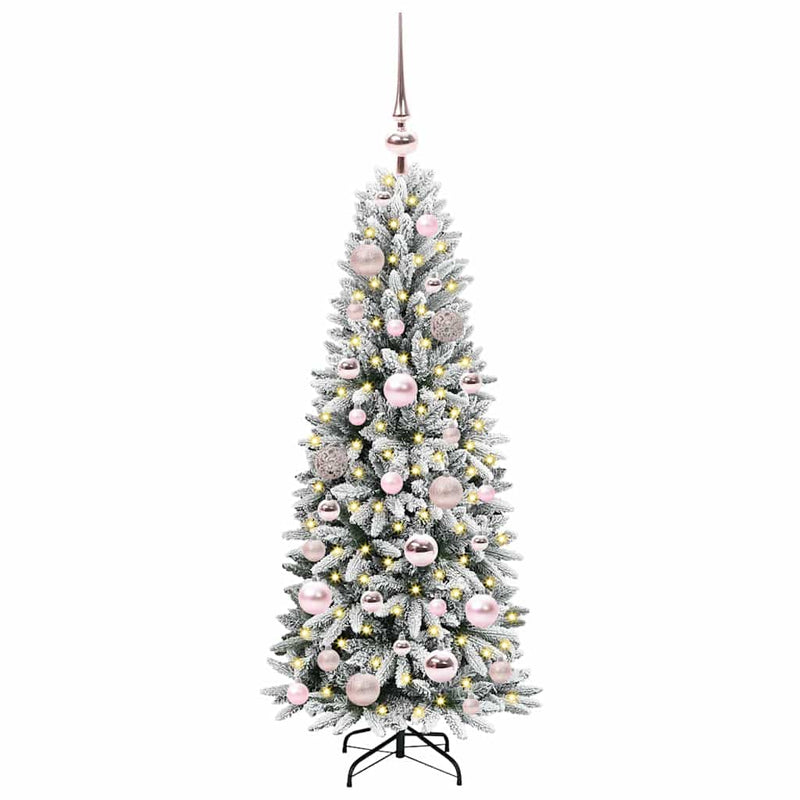 Load image into Gallery viewer, Vidaxl kunstkerstboom wit 120 cm pvc en plastic en staal en pe
