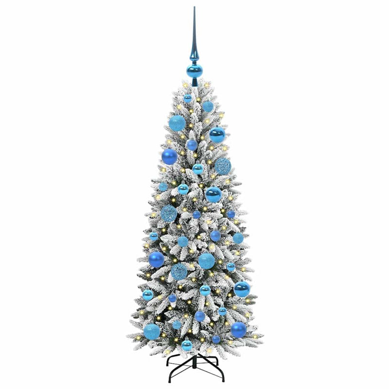 Load image into Gallery viewer, Vidaxl kunstkerstboom wit 120 cm pvc en plastic en staal en pe
