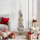 Vidaxl kunstkerstboom met 150 led wit 120 cm pvc en metaal en plastic