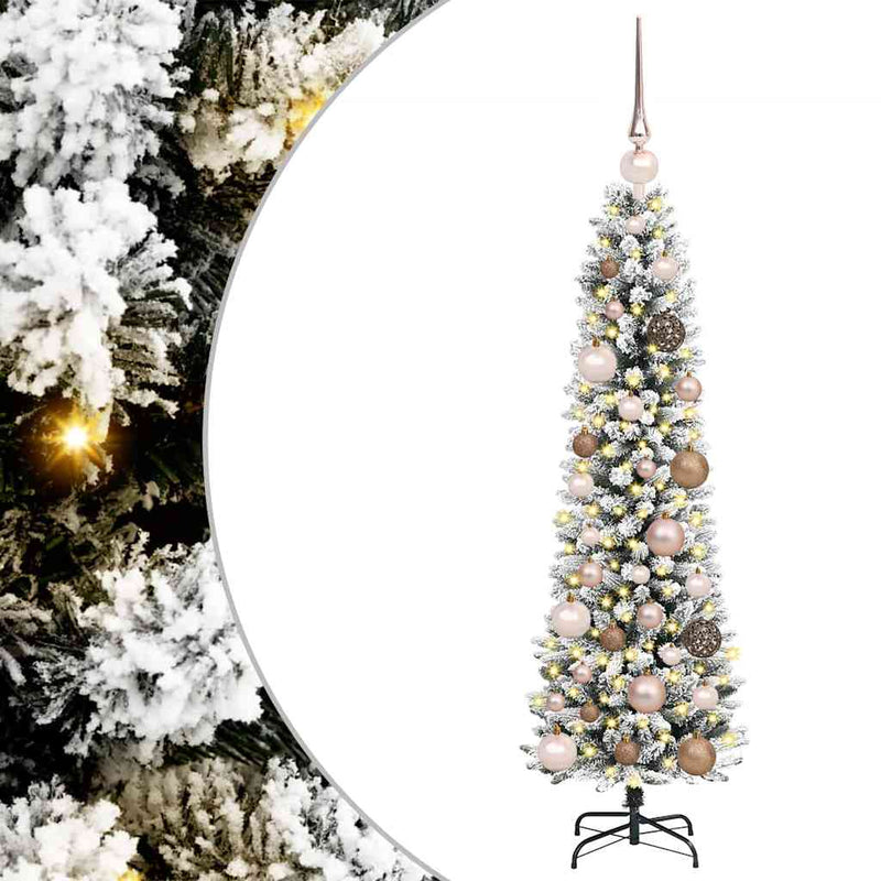 Load image into Gallery viewer, Vidaxl kunstkerstboom met 150 led wit 120 cm pvc en metaal en plastic
