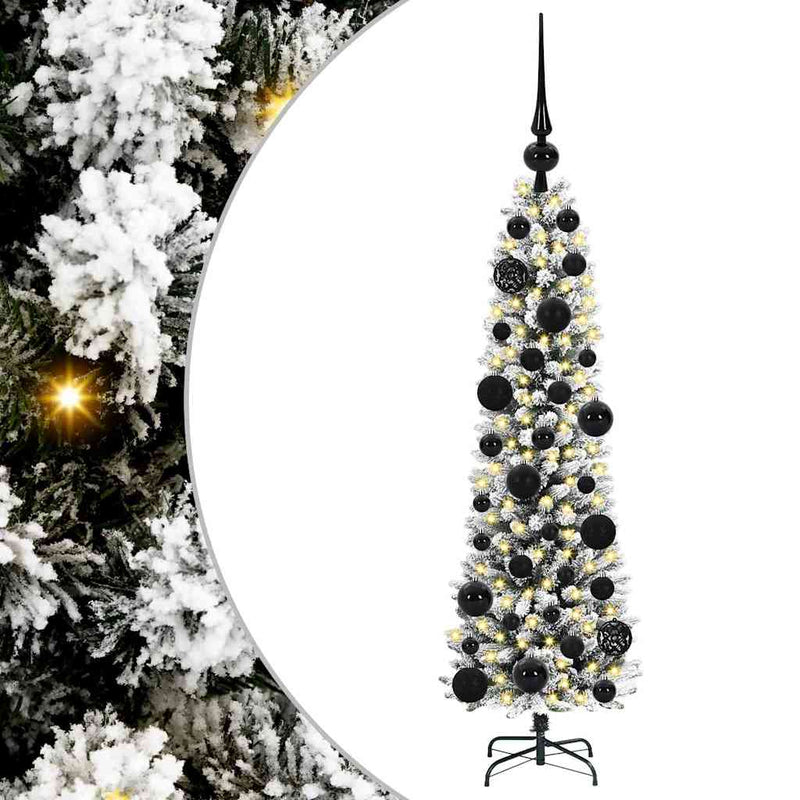 Load image into Gallery viewer, Vidaxl kunstkerstboom met 150 led wit 120 cm pvc en metaal en plastic
