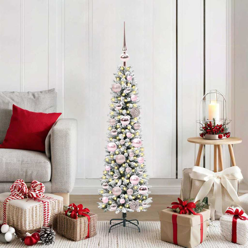 Load image into Gallery viewer, Vidaxl kunstkerstboom met 150 led wit 120 cm pvc en metaal en plastic

