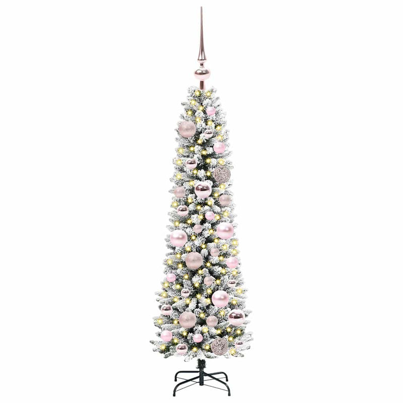 Load image into Gallery viewer, Vidaxl kunstkerstboom met 150 led wit 120 cm pvc en metaal en plastic
