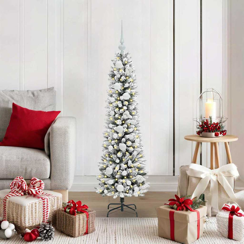 Load image into Gallery viewer, Vidaxl kunstkerstboom met 150 led wit 120 cm pvc en metaal en plastic
