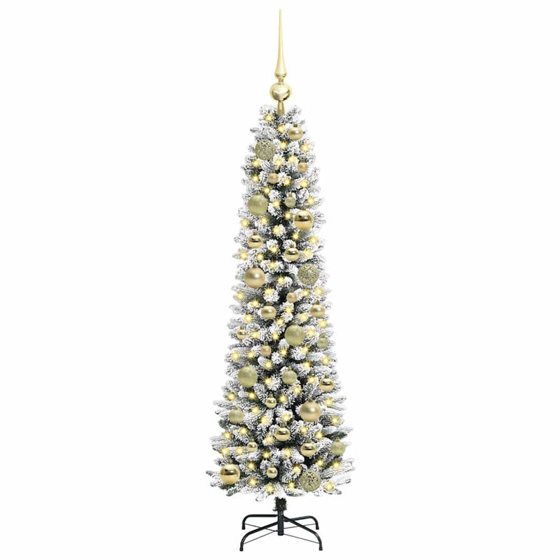 Load image into Gallery viewer, Vidaxl kunstkerstboom met 150 led wit 120 cm pvc en metaal en plastic
