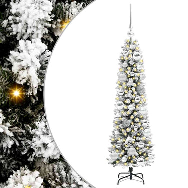 Vidaxl kunstkerstboom met 150 led wit 120 cm pvc en metaal en plastic