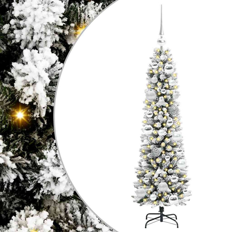 Load image into Gallery viewer, Vidaxl kunstkerstboom met 150 led wit 120 cm pvc en metaal en plastic
