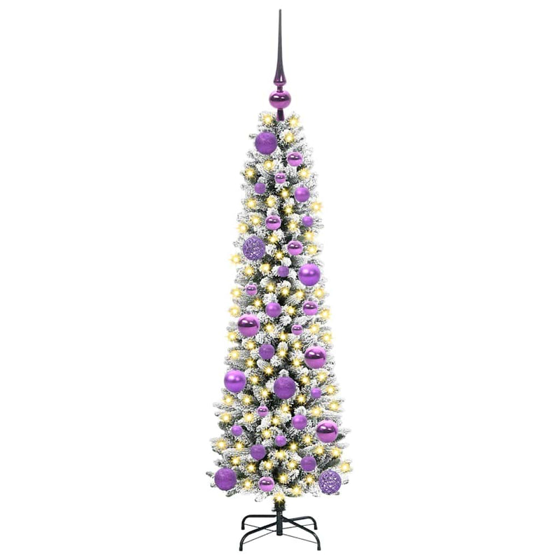 Load image into Gallery viewer, Vidaxl kunstkerstboom met 150 led wit 120 cm pvc en metaal en plastic
