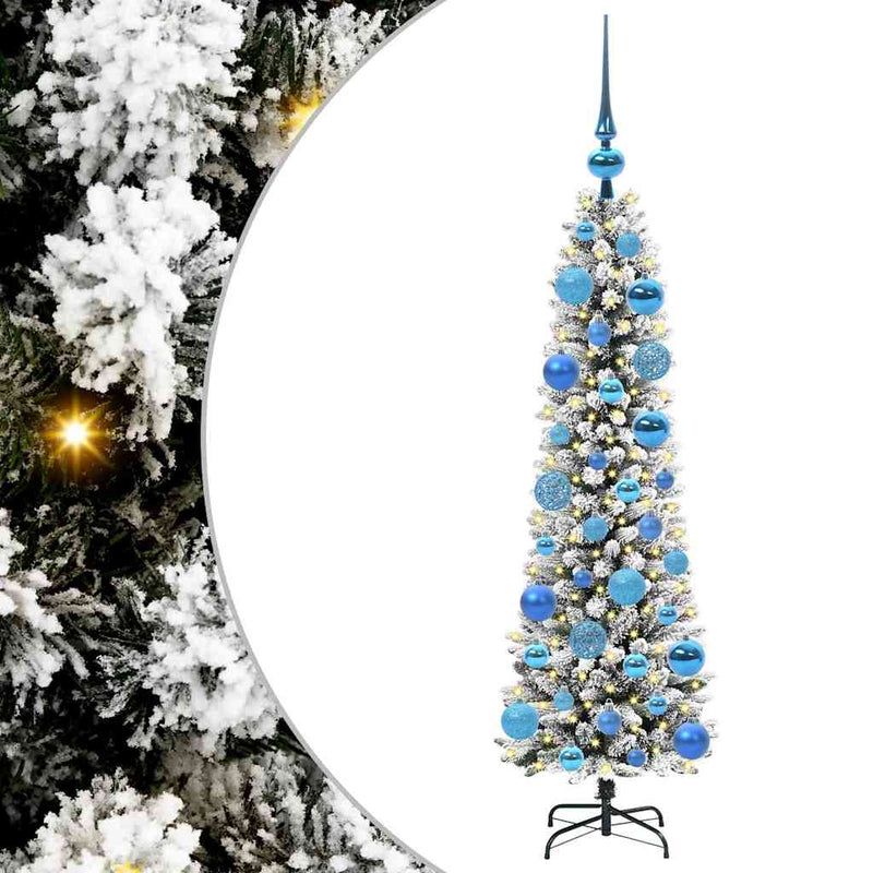 Load image into Gallery viewer, Vidaxl kunstkerstboom met 150 led wit 120 cm pvc en metaal en plastic
