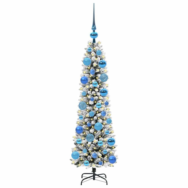 Load image into Gallery viewer, Vidaxl kunstkerstboom met 150 led wit 120 cm pvc en metaal en plastic
