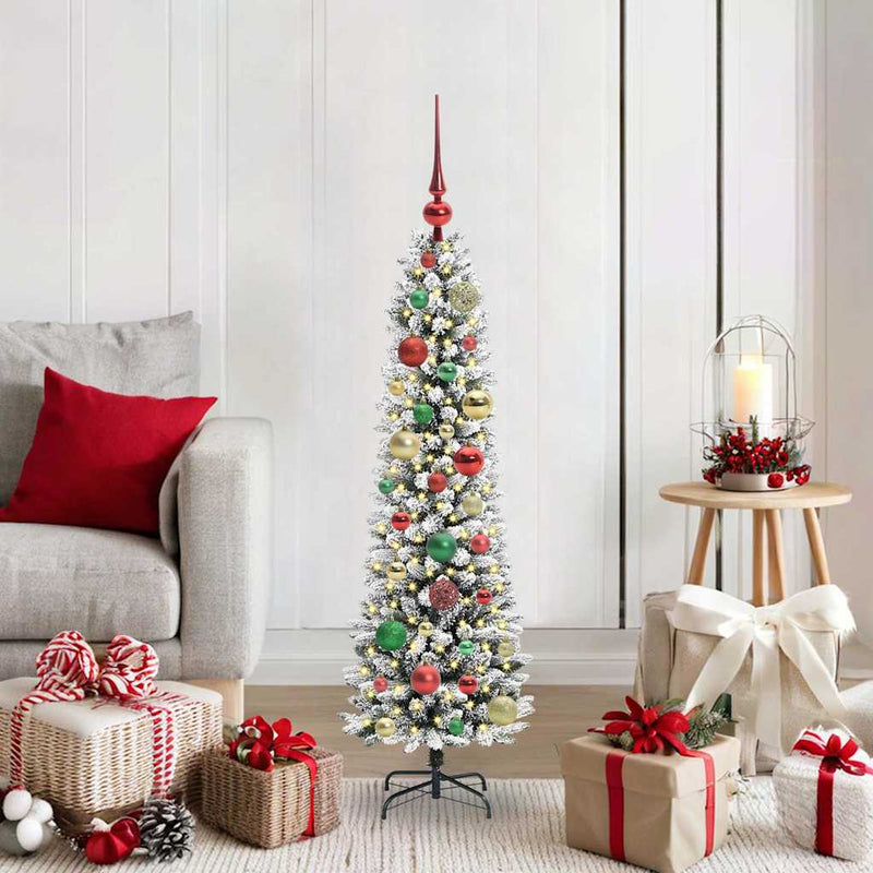 Load image into Gallery viewer, Vidaxl kunstkerstboom met 150 led wit 120 cm pvc en metaal en plastic
