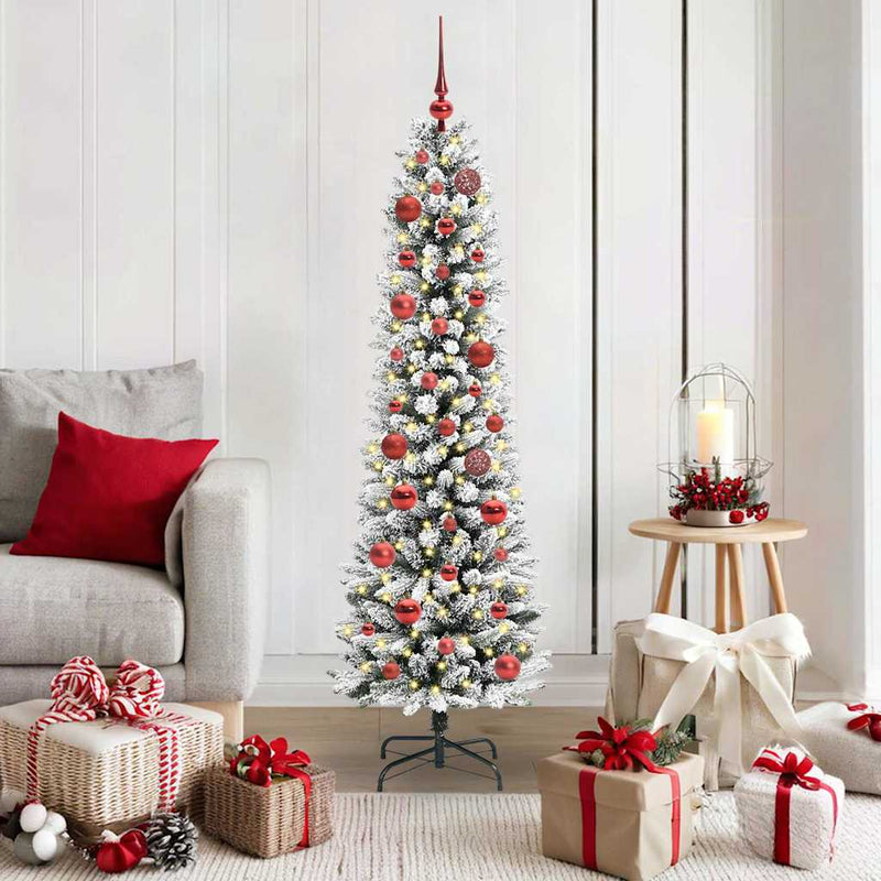 Load image into Gallery viewer, Vidaxl kunstkerstboom met 150 led wit 150 cm pvc en metaal en plastic
