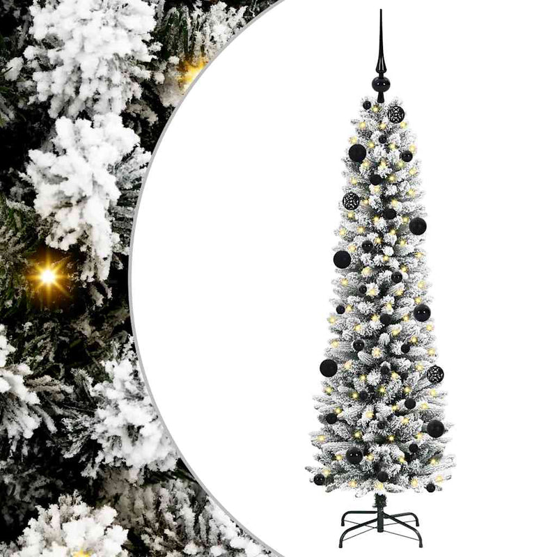 Load image into Gallery viewer, Vidaxl kunstkerstboom met 150 led wit 150 cm pvc en metaal en plastic
