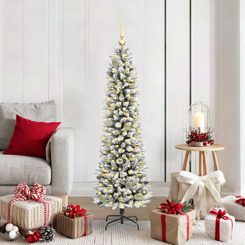 Load image into Gallery viewer, Vidaxl kunstkerstboom met 150 led wit 150 cm pvc en metaal en plastic
