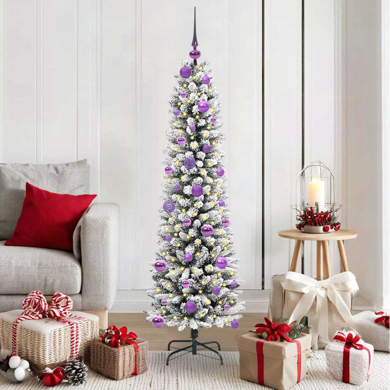 Load image into Gallery viewer, Vidaxl kunstkerstboom met 150 led wit 150 cm pvc en metaal en plastic
