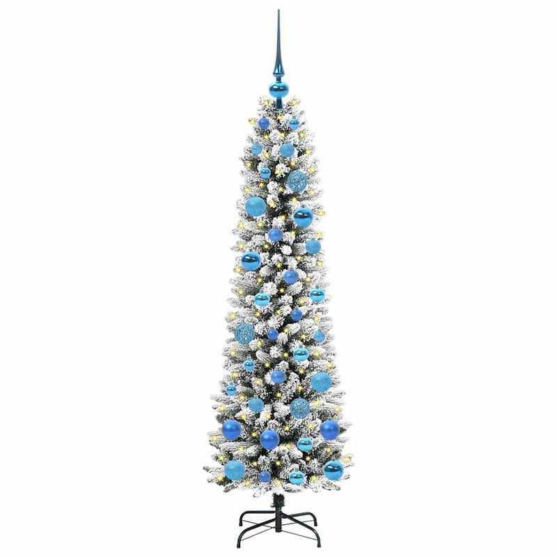 Load image into Gallery viewer, Vidaxl kunstkerstboom met 150 led wit 150 cm pvc en metaal en plastic
