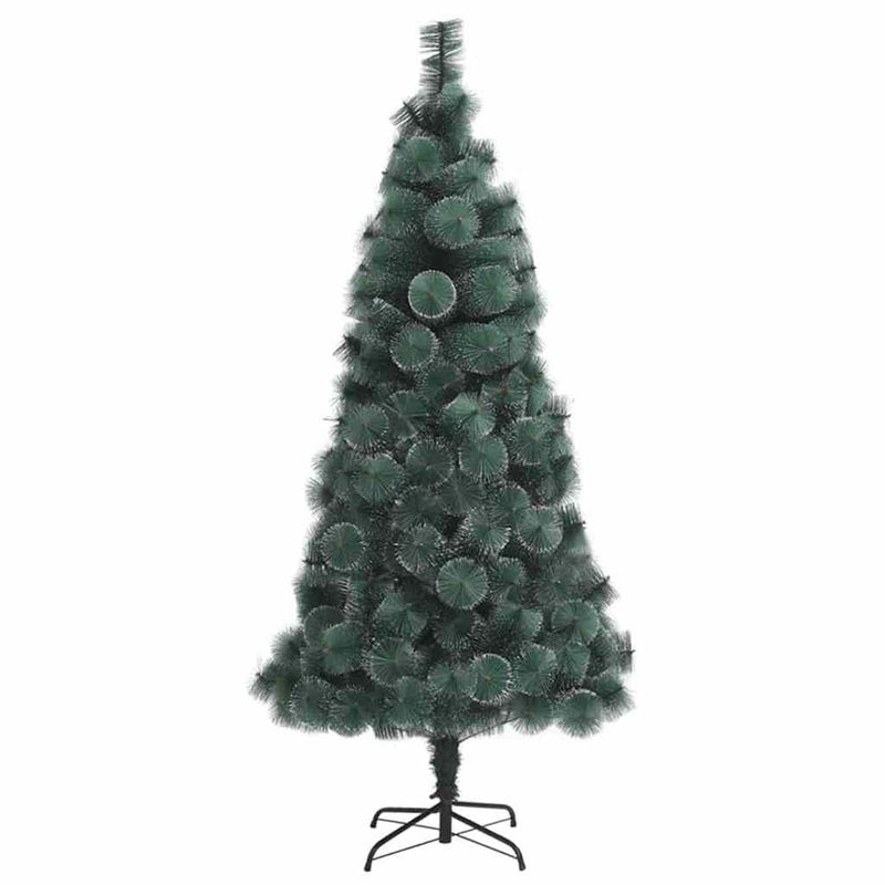 Load image into Gallery viewer, Vidaxl kunst kerstboom met verlichting met 300 led groen 180 cm pet
