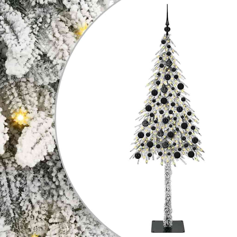 Load image into Gallery viewer, Vidaxl kerstboom met 300 led met standaard wit 180 cm pe en staal
