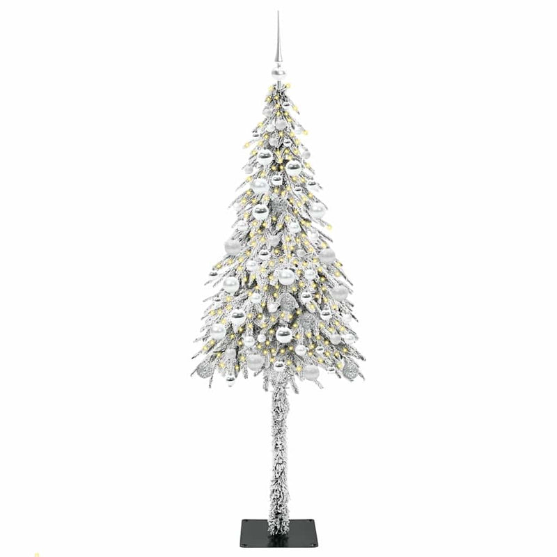 Load image into Gallery viewer, Vidaxl kerstboom met 300 led met standaard wit 180 cm pe en staal
