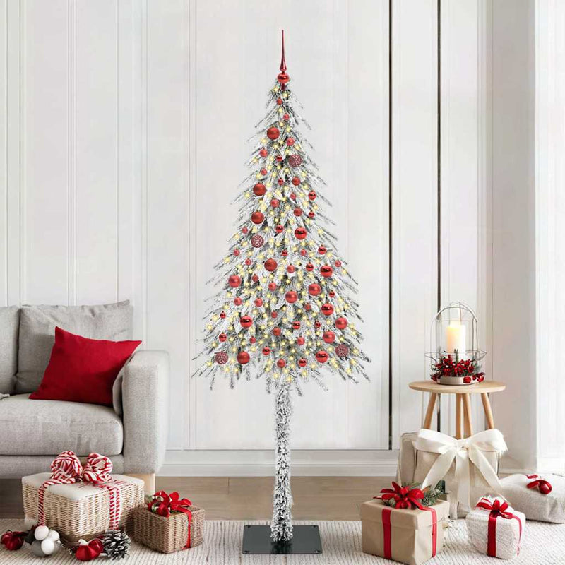 Load image into Gallery viewer, Vidaxl kerstboom met 300 led met standaard wit 210 cm pe en staal

