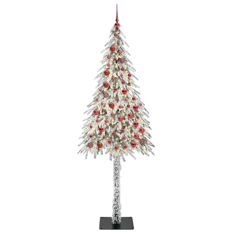 Load image into Gallery viewer, Vidaxl kerstboom met 300 led met standaard wit 210 cm pe en staal
