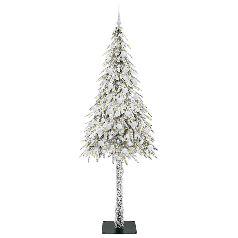 Load image into Gallery viewer, Vidaxl kerstboom met 300 led met standaard wit 210 cm pe en staal
