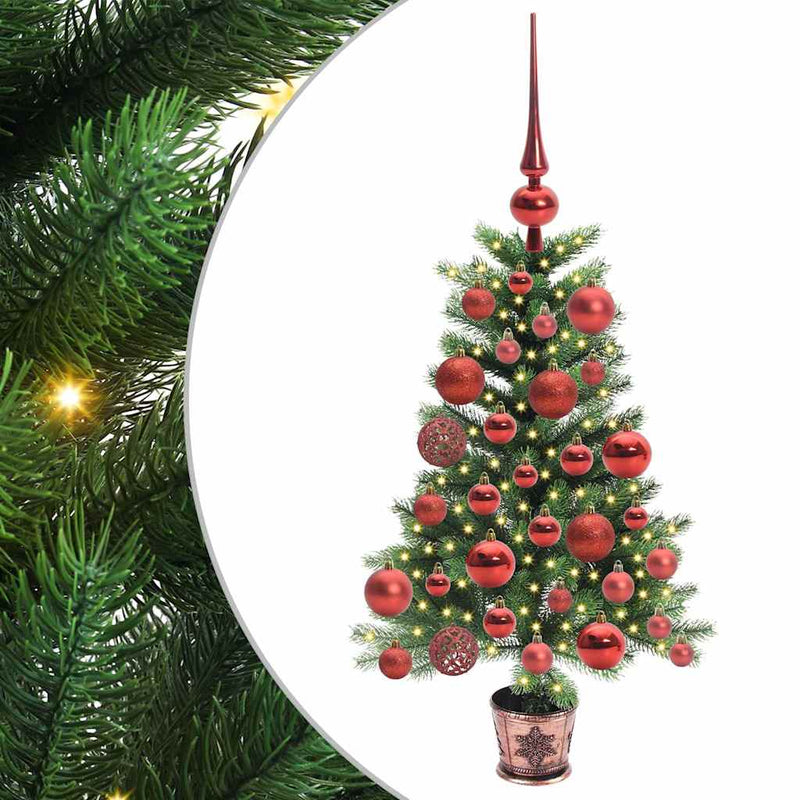 Load image into Gallery viewer, Vidaxl kerstboom met 150 led met standaard groen 65 cm pe
