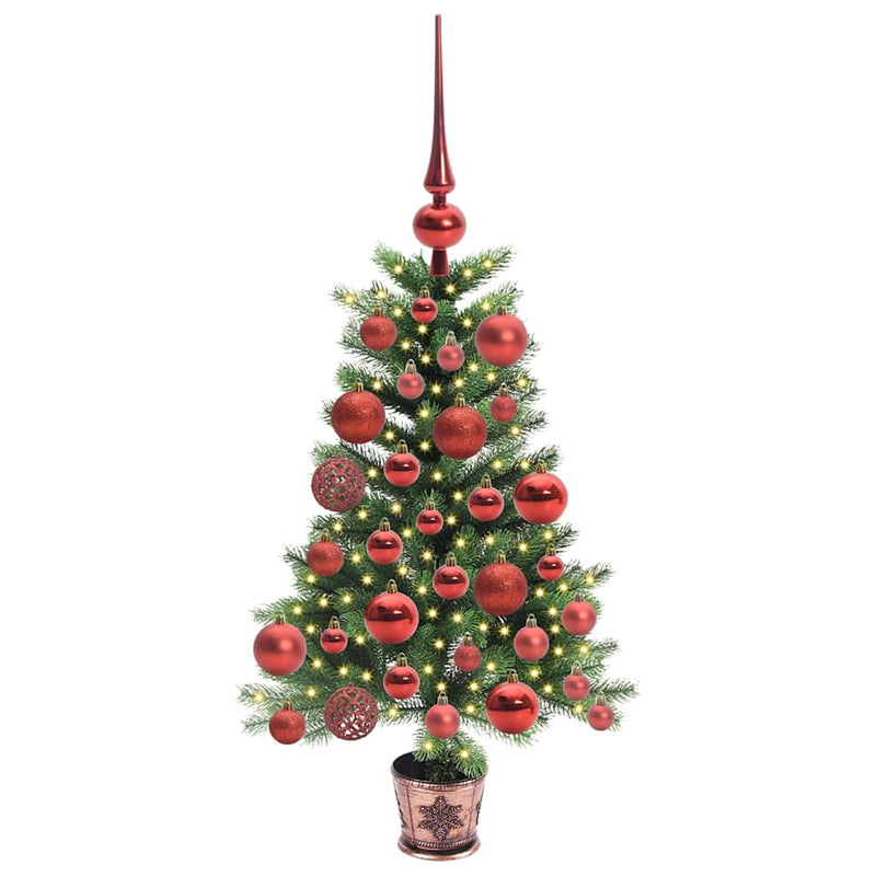 Load image into Gallery viewer, Vidaxl kerstboom met 150 led met standaard groen 65 cm pe

