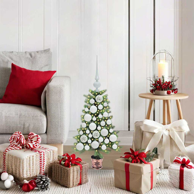 Load image into Gallery viewer, Vidaxl kerstboom met 150 led met standaard groen 65 cm pe
