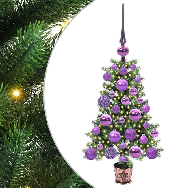 Load image into Gallery viewer, Vidaxl kerstboom met 150 led met standaard groen 65 cm pe
