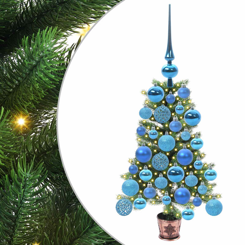 Load image into Gallery viewer, Vidaxl kerstboom met 150 led met standaard groen 65 cm pe
