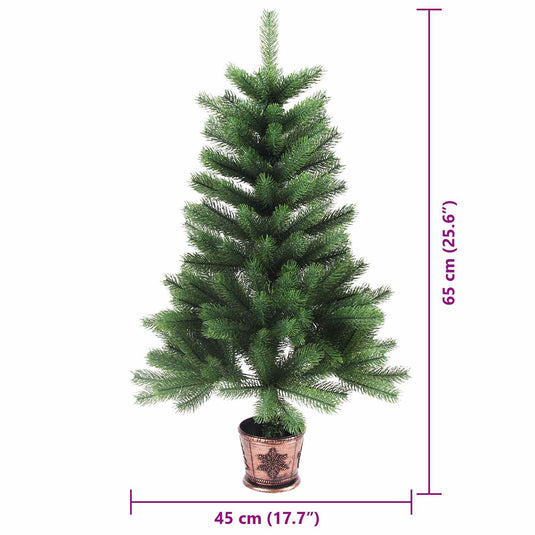 Vidaxl kerstboom met 150 led met standaard groen 65 cm pe