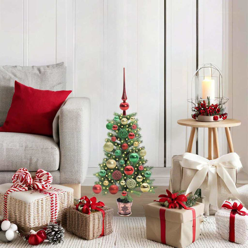 Load image into Gallery viewer, Vidaxl kerstboom met 150 led met standaard groen 65 cm pe
