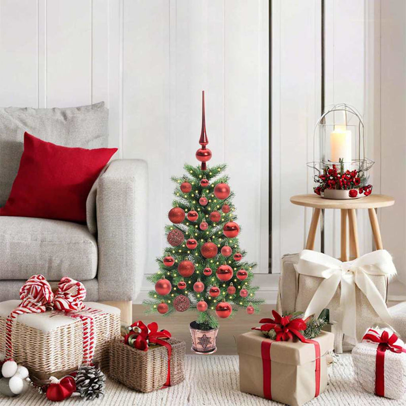 Load image into Gallery viewer, Vidaxl kerstboom met 150 led met standaard groen 90 cm pe
