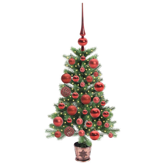 Vidaxl kerstboom met 150 led met standaard groen 90 cm pe