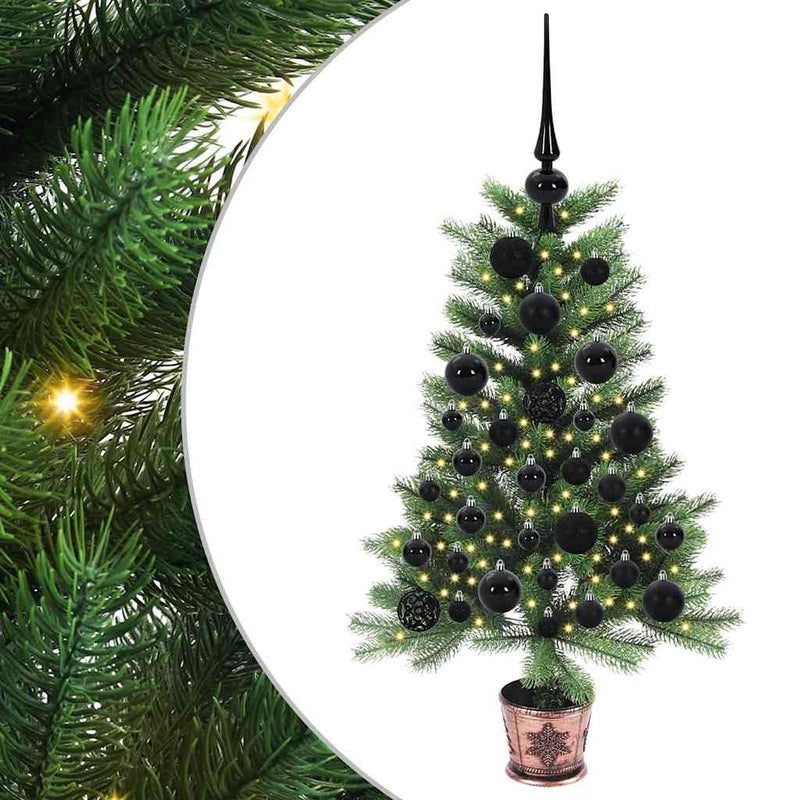 Load image into Gallery viewer, Vidaxl kerstboom met 150 led met standaard groen 90 cm pe

