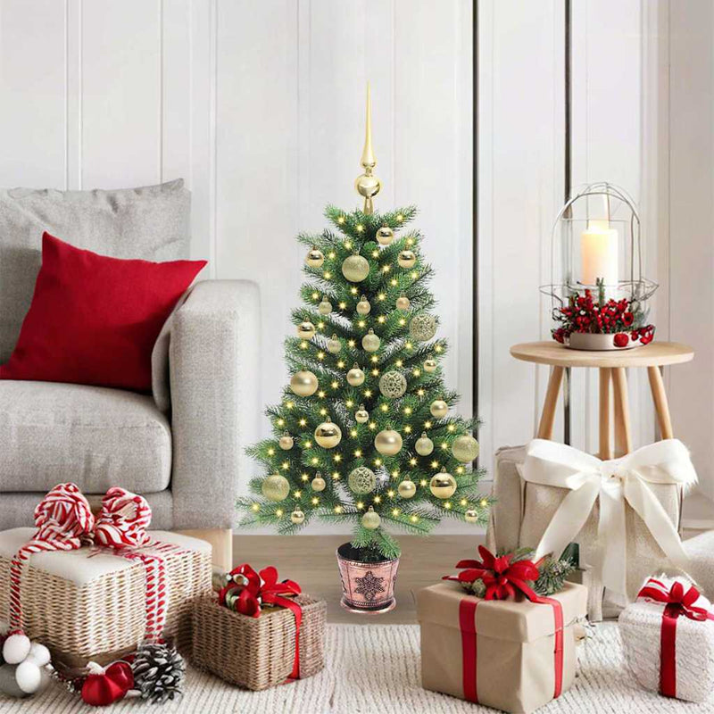 Load image into Gallery viewer, Vidaxl kerstboom met 150 led met standaard groen 90 cm pe
