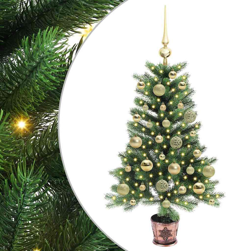 Load image into Gallery viewer, Vidaxl kerstboom met 150 led met standaard groen 90 cm pe
