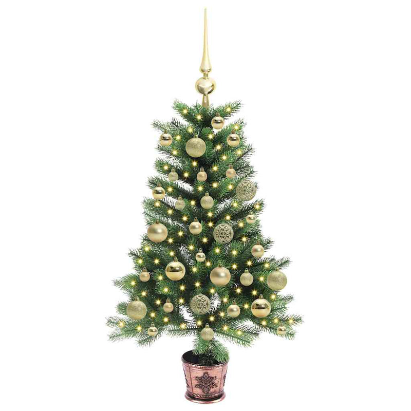 Load image into Gallery viewer, Vidaxl kerstboom met 150 led met standaard groen 90 cm pe
