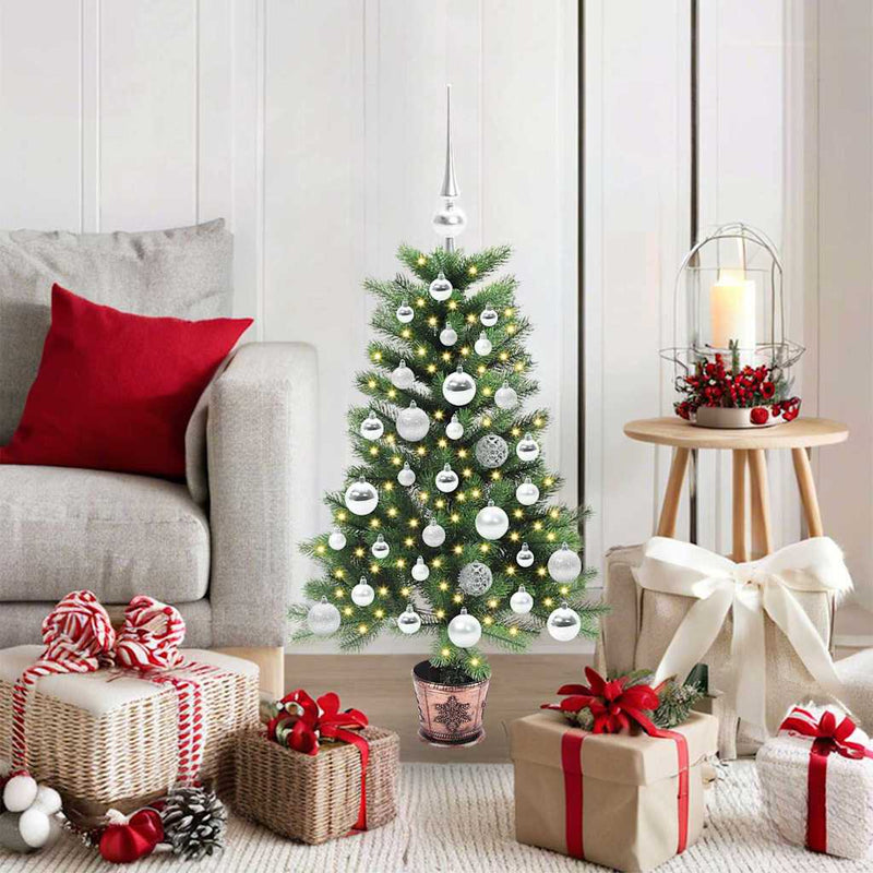 Load image into Gallery viewer, Vidaxl kerstboom met 150 led met standaard groen 90 cm pe
