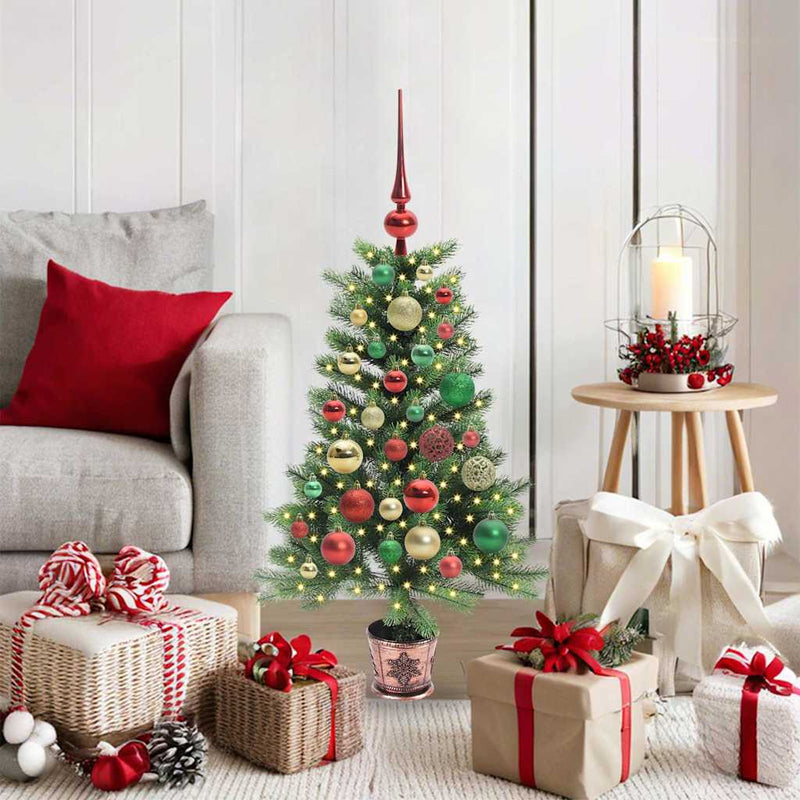 Load image into Gallery viewer, Vidaxl kerstboom met 150 led met standaard groen 90 cm pe
