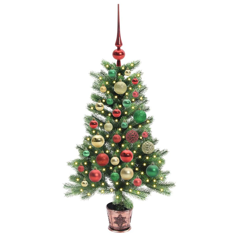Load image into Gallery viewer, Vidaxl kerstboom met 150 led met standaard groen 90 cm pe
