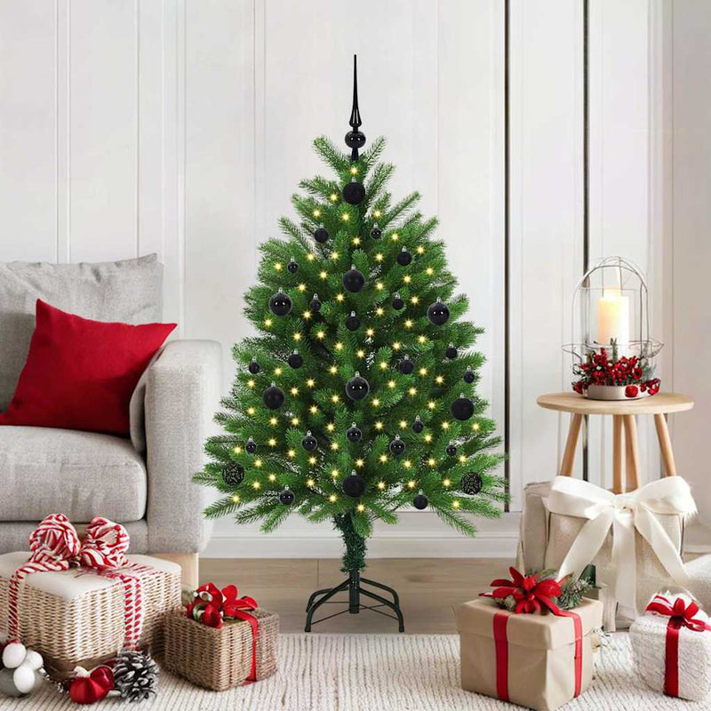 Load image into Gallery viewer, Vidaxl kerstboom met 150 led met standaard groen 120 cm pe
