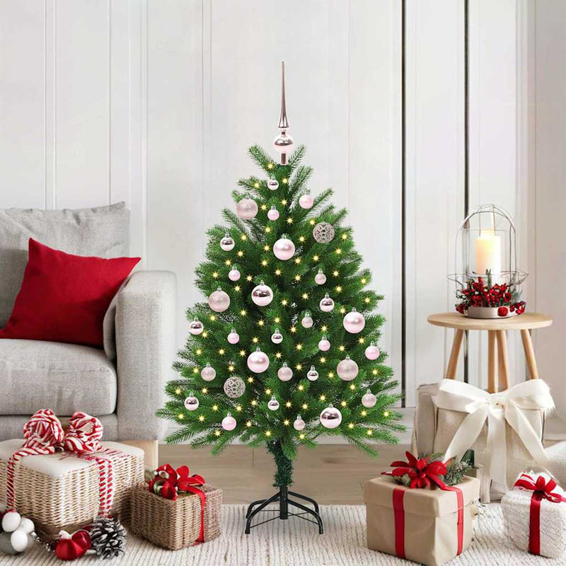 Load image into Gallery viewer, Vidaxl kerstboom met 150 led met standaard groen 120 cm pe
