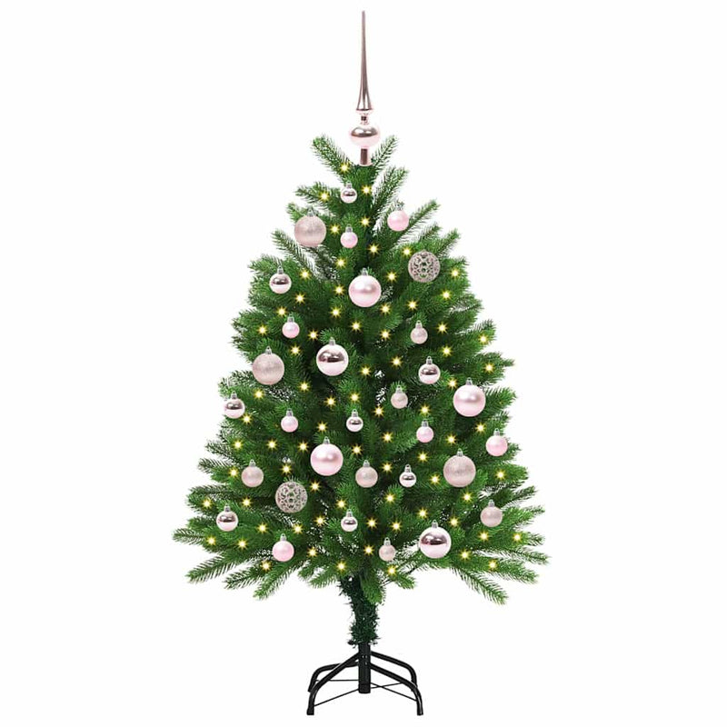 Load image into Gallery viewer, Vidaxl kerstboom met 150 led met standaard groen 120 cm pe

