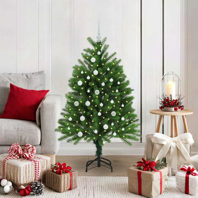 Load image into Gallery viewer, Vidaxl kerstboom met 150 led met standaard groen 120 cm pe
