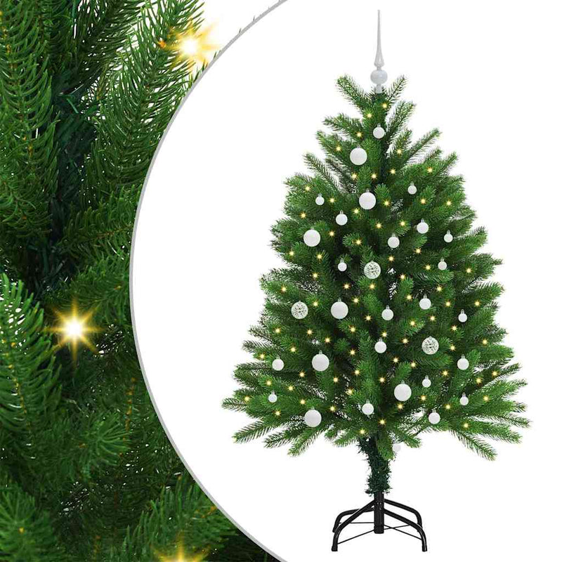 Load image into Gallery viewer, Vidaxl kerstboom met 150 led met standaard groen 120 cm pe
