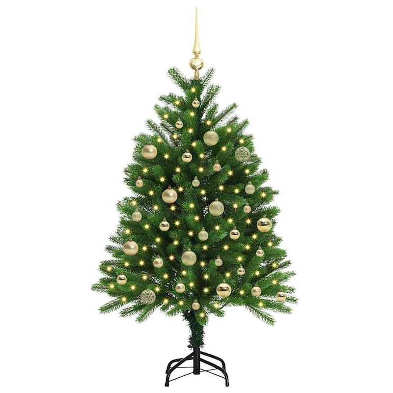 Load image into Gallery viewer, Vidaxl kerstboom met 150 led met standaard groen 120 cm pe
