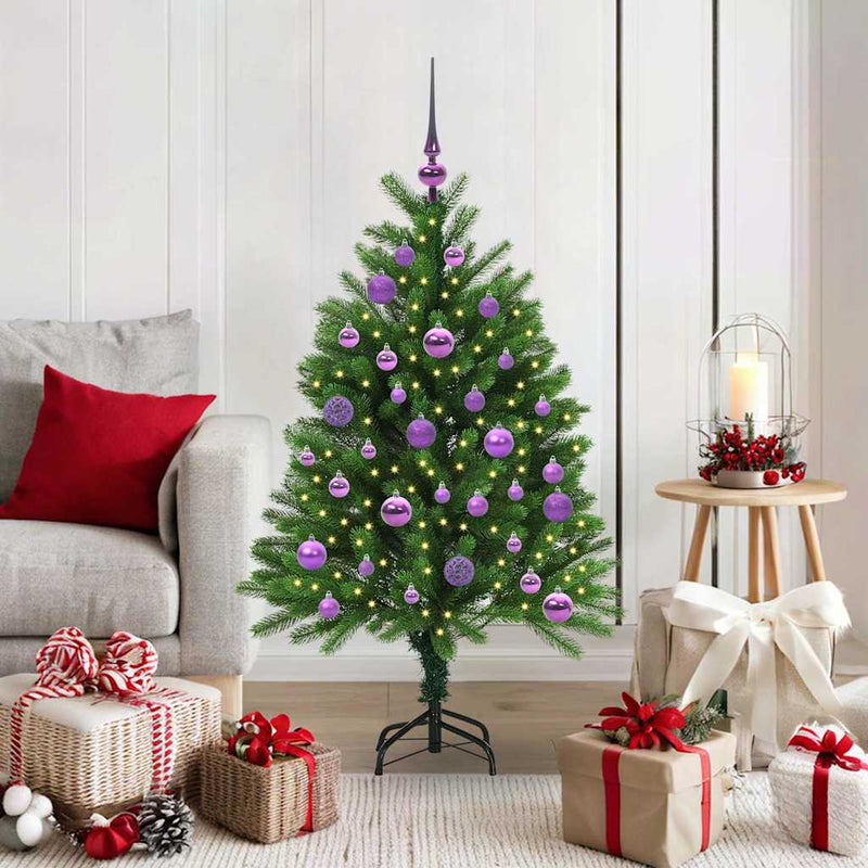 Load image into Gallery viewer, Vidaxl kerstboom met 150 led met standaard groen 120 cm pe
