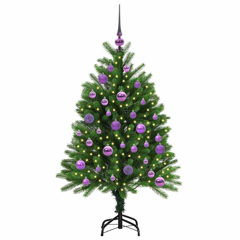 Load image into Gallery viewer, Vidaxl kerstboom met 150 led met standaard groen 120 cm pe
